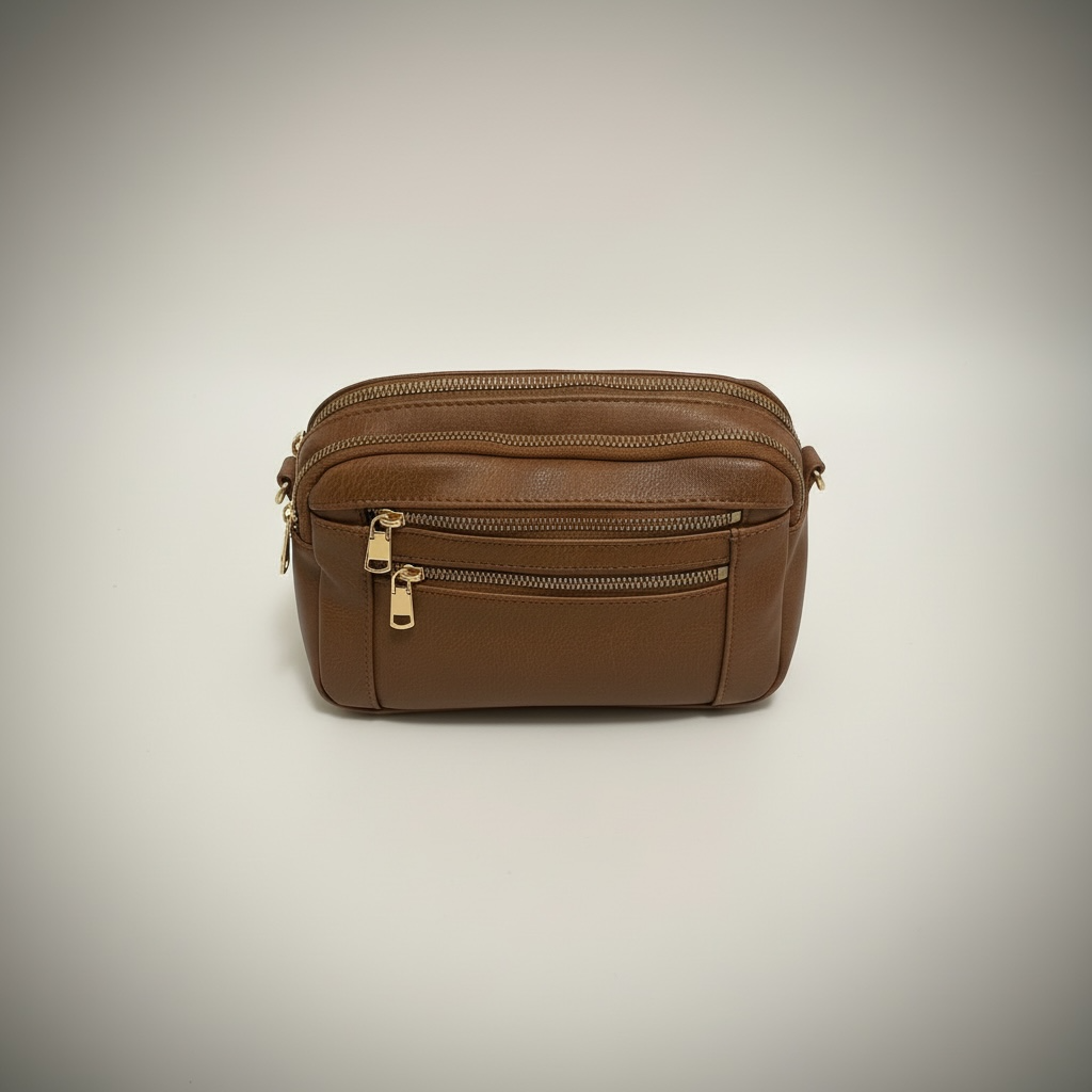 Multi Functional Zipper Crossbody Bag