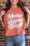Mother Knows Best Retro Graphic Tee
