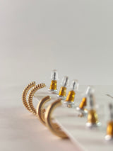 Mini Bow Huggie Hoop Trio Earrings