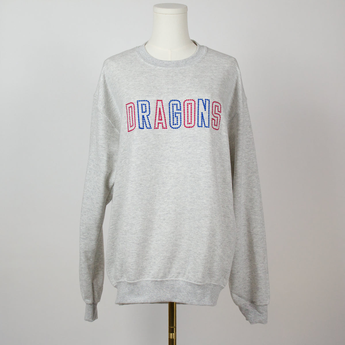 Dragons Spiritwear Embroidered Crewneck