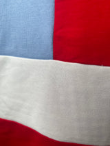 USA Flag Patchwork Oversize Sweatshirt