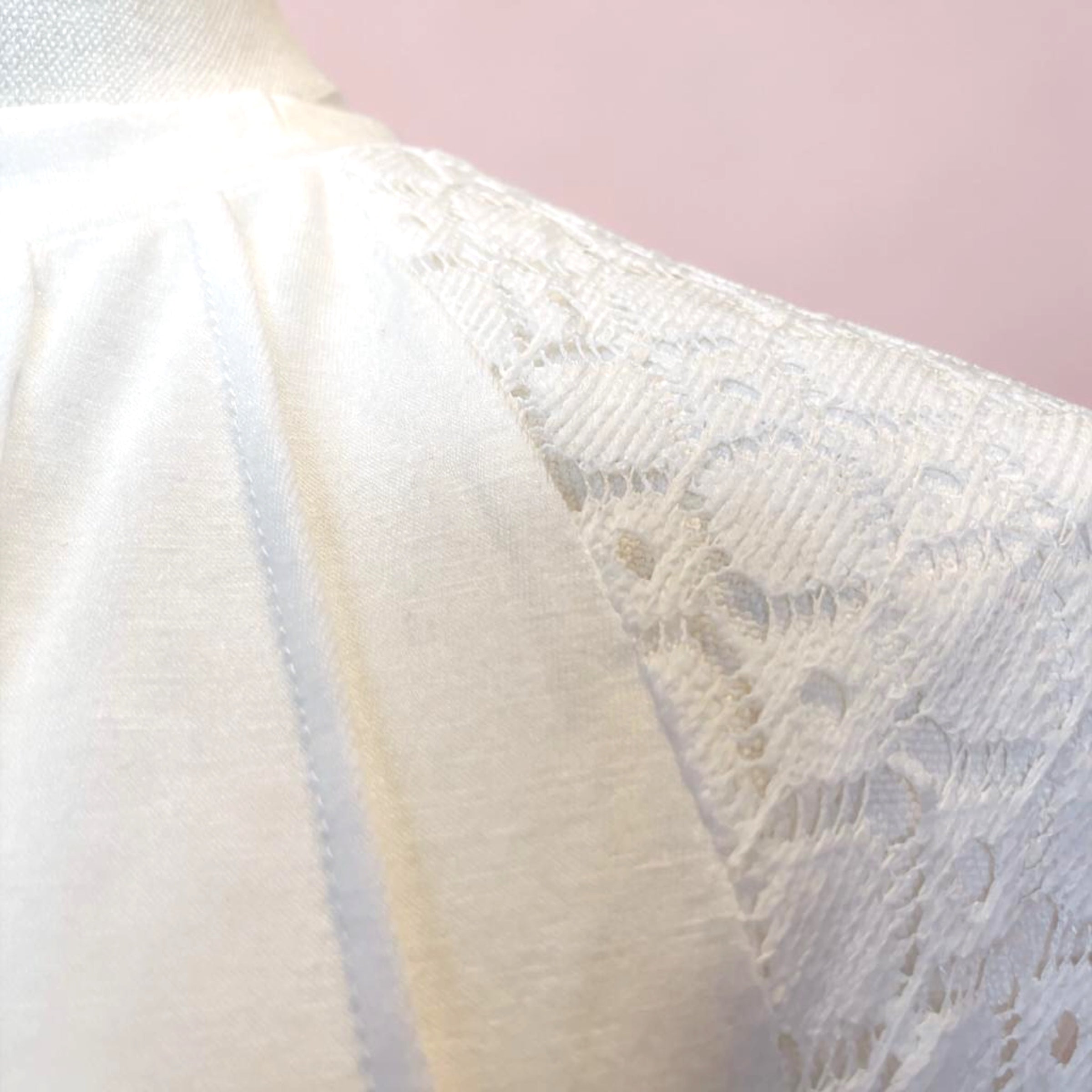 Lace Patchwork Seam Detail Tee