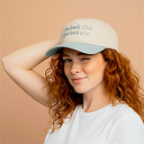 You Look Like You Love Me Two Tone Canvas Cotton Hat