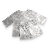 Tie Dye 3/4 Sleeve Top and Shorts Set