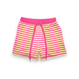 Stripe Terry Knit Top & Shorts Set