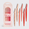 Recycled Plastic Dermaplaners 6pc Set - Asstd Cherry Blossom