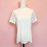 Lace Patchwork Seam Detail Tee