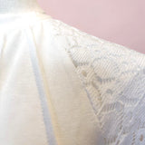 Lace Patchwork Seam Detail Tee