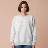 I Need a Drink Embroidered Crewneck Sweatshirt