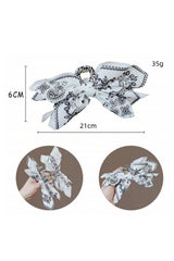 Paisley Floral Print Cute Bow Knot Hair Clip