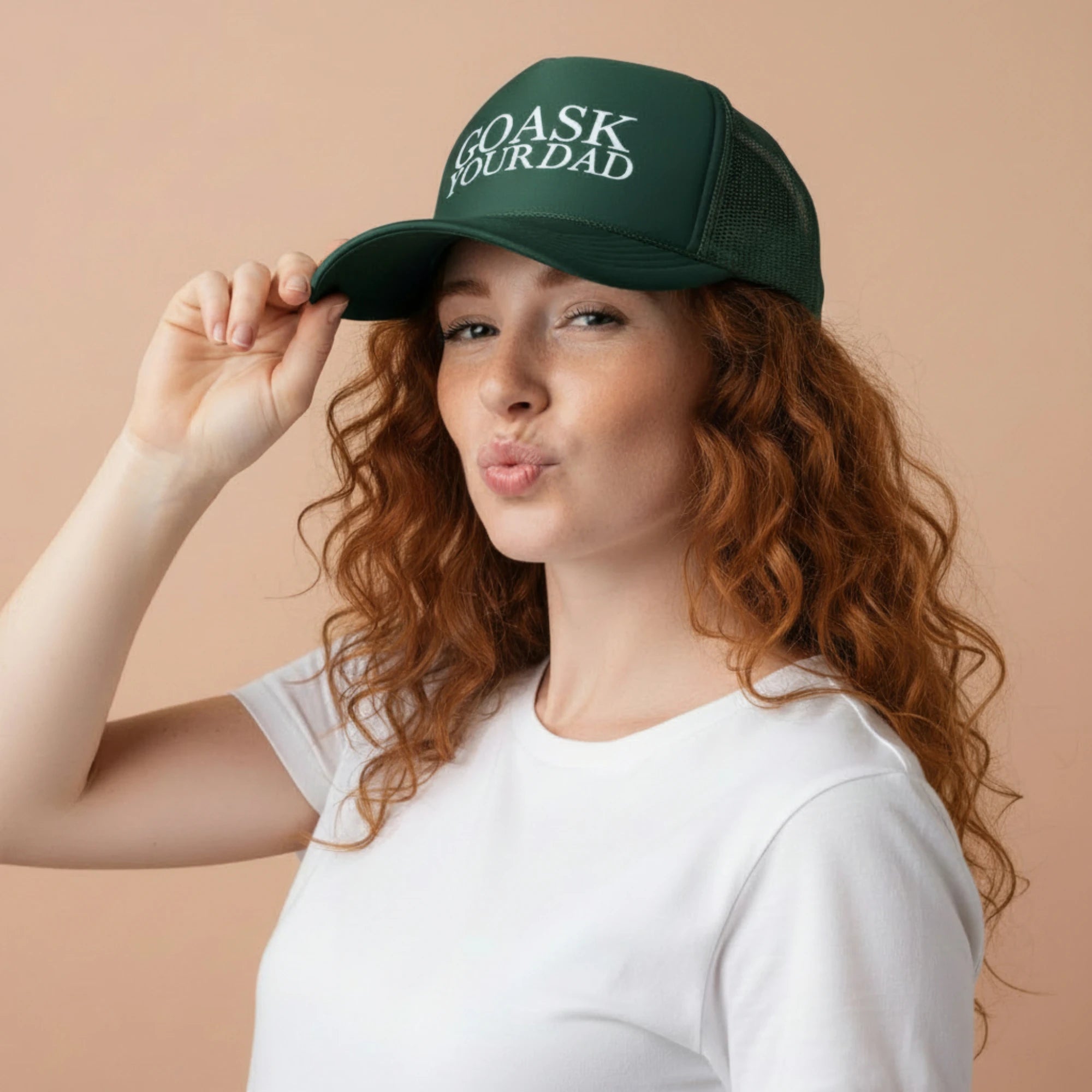 Go Ask Your Dad Trucker Hat