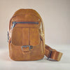 Khaki Vintage Multi Pockets Sling Bag
