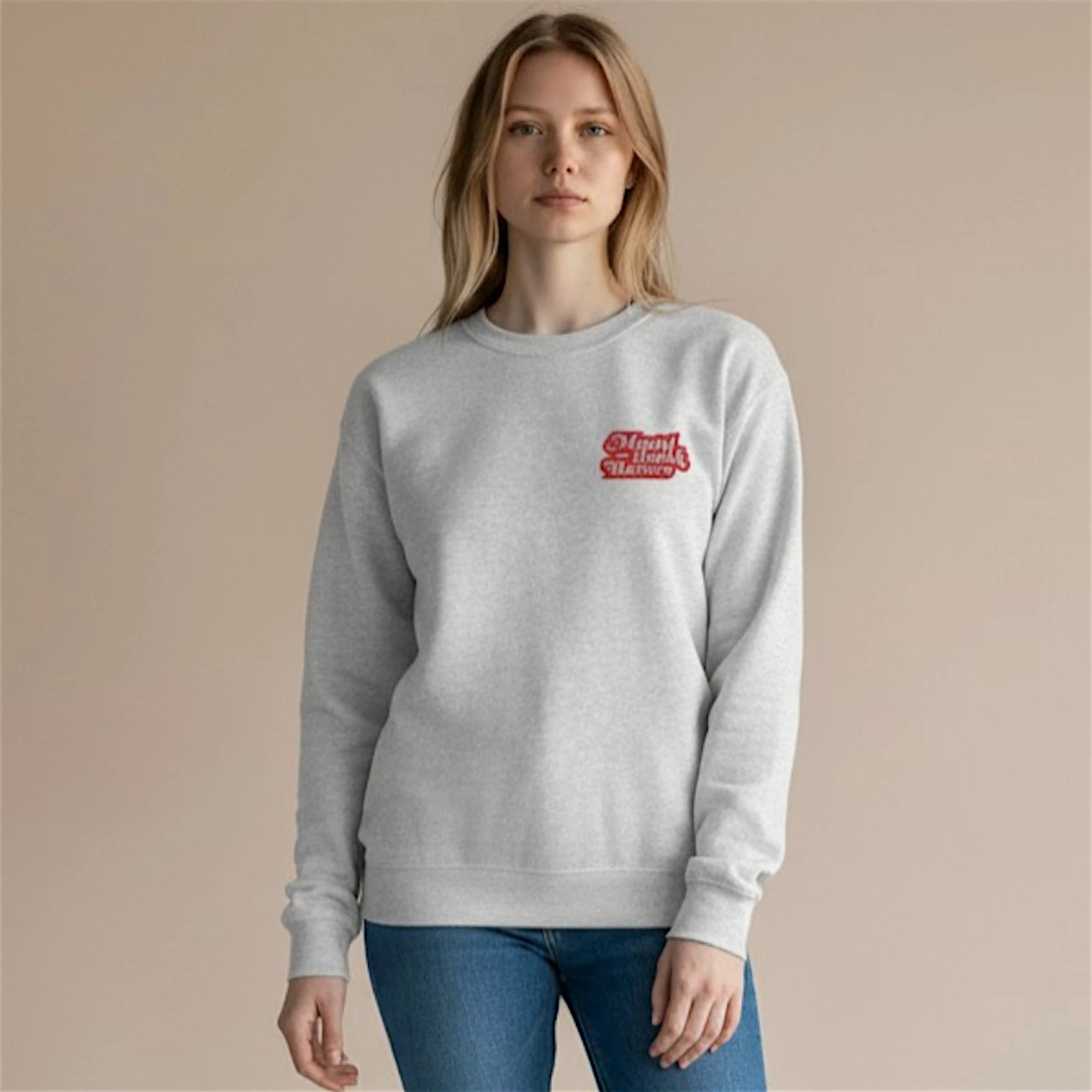 Mental Health Embroidered Crewneck | Sweatshirt